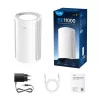 Cudy M11000 Tri-band (2.4 / 5 / 6 GHz) Wi‑Fi 7 maršrutētājs, 4x LAN, balts, 4 iekšējās antenas