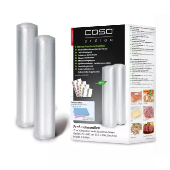 Caso folijas rullis 01225 2 gab. 25x600 cm caurspīdīgs
