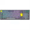 Celeris 1800, spēļu tastatūra pelēka, DE izkārtojums, ENDORFY Yellow by Gateron