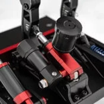 Pedāļu komplekts Simagic P1000-RS Melns ar Load Cell bremzi, modelis S305