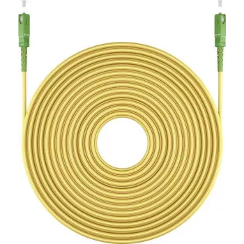 Goobay 59645 optiskās šķiedras kabelis 25 m SC/APC FTTH OS2 dzeltens (59645)