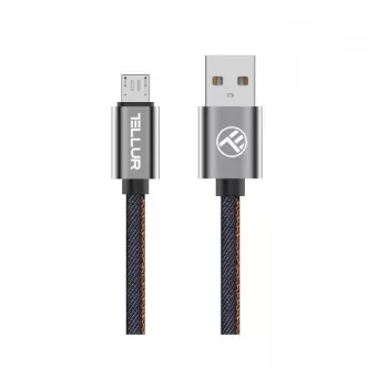USB uz Micro USB datu kabelis Tellur 1 m džinsa