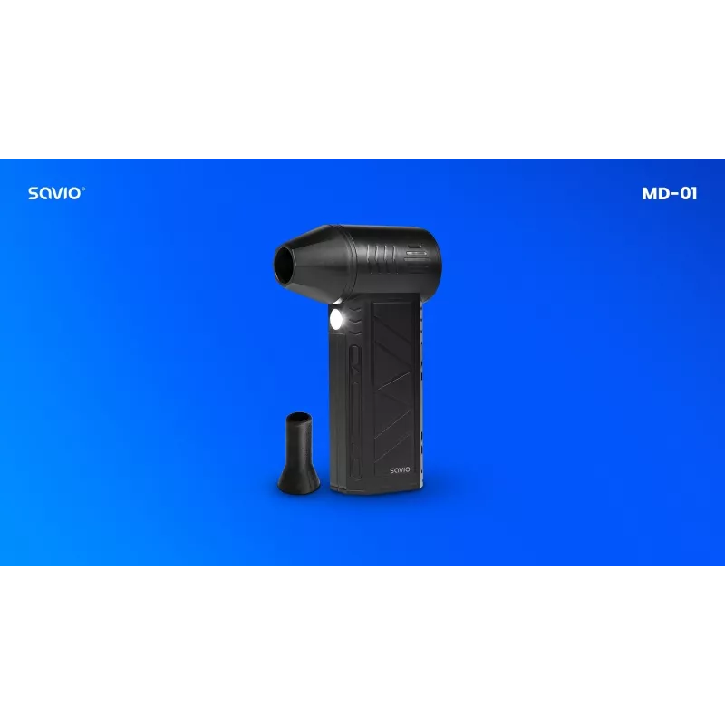 Savio MD-01 lapu pūtējs 60 W 7.4 V 140 km/h Litija-Jonu (Li-Ion)
