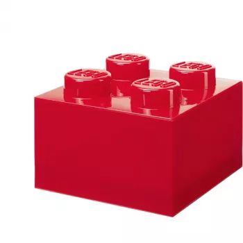 LEGO Ķieģelis 4 sarkans caurspīdīgs – 4x2 stud caurspīdīgs sarkans būvķieģelis