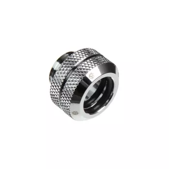 Bitspower Multi-Link Adapter Connector taisns G1/4 collu AG uz 12mm AD cietcaurulei - Spīdīgs sudrabs