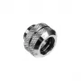 Bitspower Multi-Link Adapter Connector taisns G1/4 collu AG uz 12mm AD cietcaurulei - Spīdīgs sudrabs