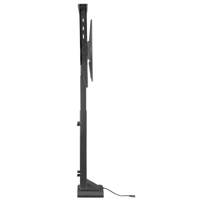 Maclean MC-866 elektriskais TV pacēlājs 37-65 collu televizoriem (94-165,1 cm), ar pulti, VESA līdz 600×400, līdz 50 kg, melns
