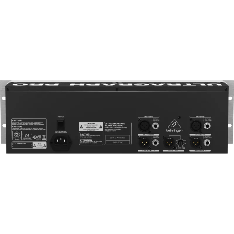 Behringer FBQ6200 audio ekvalaizers