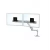 Galda stiprinājums Ergotron LX Series Dual Direct Arm 63,5 cm (25 collas) Balts