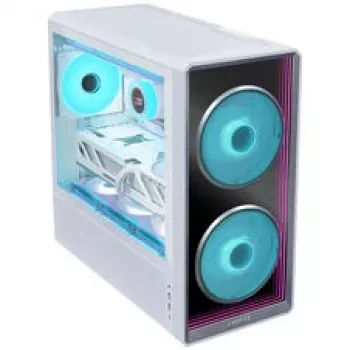 Lian Li LANCOOL 217 INF PC korpuss komplektā + HydroShift II LCD-S 360TL AiO - Balts
