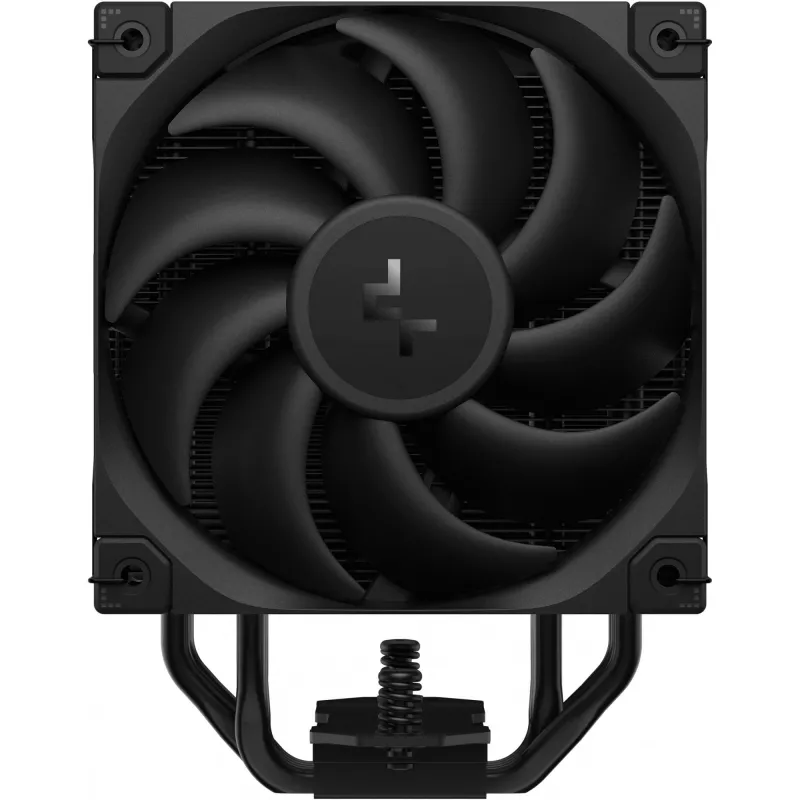 Gaisa dzesētājs DeepCool AK400 Digital PRO — 120 mm ventilators, PWM, 1850 RPM, FDB, atbalsta LGA 1700/1200/115x/AM4/AM5, melns