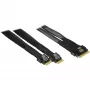 INTER-TECH kabelis SFF-8654-8i uz 2× SFF-8654-4i, 70 cm iekšējais sadalīšanas kabelis