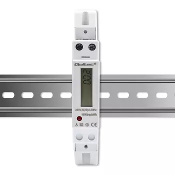 Vienfāzes elektroniskais elektrības skaitītājs QOLTEC 50993 230V 30A