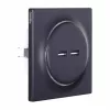 Fibaro FGWU-021-8 kontaktligzda ar 2x USB, melna