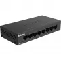 D-Link DGS-108GL 8 portu Gigabit Ethernet neparvaldāms slēdzis, melns