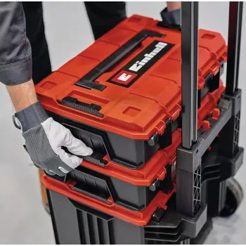 Instrumentu kaste Einhell E-Case Tower Melna Sarkanā Polipropilēns Izturīga pret karstumu un šļakatām
