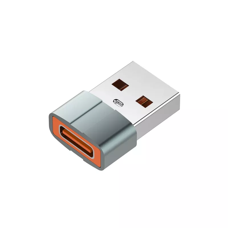 USB-C uz USB-A adapteris ColorWay CW-AD-CA — USB 3.0 līdz 5 Gbps, kompakts plug-and-play