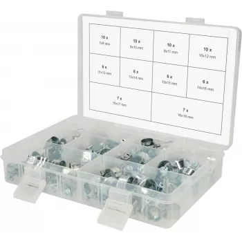 KS Tools 970.0770 Mini skavu komplekts 78 gab., 7–18 mm