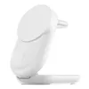 Iekštelpu lādētājs Belkin UltraCharge 25W Qi2 3in1 Magnētiskais lādētājs EU Balts Apaļš