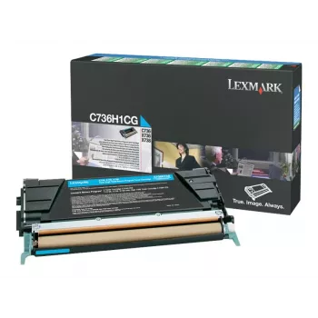 Lexmark C736H1CG - Tonera kasetne ciāna - C736dn, C736dtn, C736N, X736de, X738de, X738dte