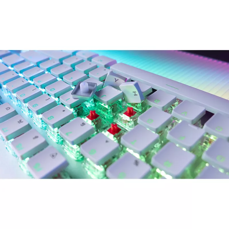 Turtle Beach Vulcan II Max tastatūra Gaming USB Vācu Baltā