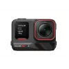 Action kamera Insta360 Ace Pro 2 — 50 MP, 8K Ultra HD (7680×3272), 1/1.3 collu sensors, līdz 240 kadriem/s, iebūvēts ekrāns, Wi‑Fi, MicroSD, 177,7 g, Melna