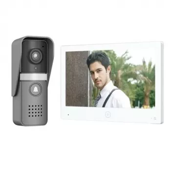 Tuya Wi-Fi video durvju telefons ar 7 inch krāsu monitoru