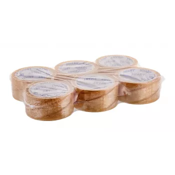 Caurspīdīga līmlente BESTPAK 48 mm x 60 m, caurspīdīgs rullis aizzīmogošanai un iepakošanai