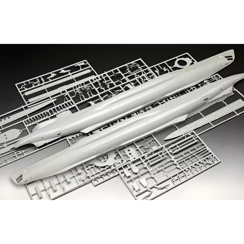 Plastmasas modelis REVELL Vācu zemūdene Type VII C/41 1/72 mērogs