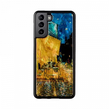 Aizsargmaciņš iKins Samsung Galaxy S21+ — melns