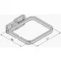 VARISTAR kabeļa acs Plastmasa, 100x100, 4 gab., an Holm (skapja platums 800 mm) (26.10.0540)