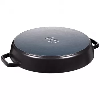 Staub 40511-073 čuguna panna ar diviem rokturiem