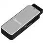 Hama 123900 karšu lasītājs USB 3.2 Gen 1 (3.1 Gen 1) Melns, Sudrabs