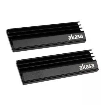 Akasa A-M2HS01-KT02 Dzesēšanas sistēma cietā diska radiatoram Melns 1 - 2