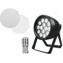 LED PAR gaismeklis EUROLITE 14x8W QCL — skatuves PAR lampa, 14 LED × 8W, auksti balta/krāsu sajaukšana