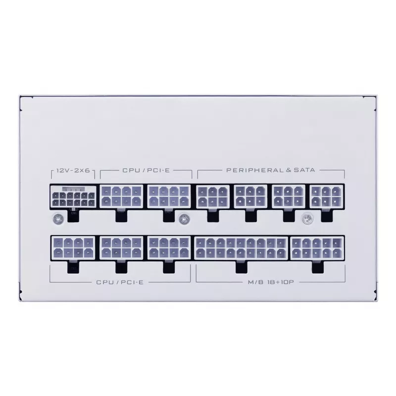 Barošanas bloks Lian Li SX Series 80 PLUS Platinum pilnībā modulārs PCIe 5.1 ATX 3.1 1200 W