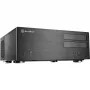 SilverStone Grandia GD08 - Desktop korpuss - SSI EEB - bez barošanas bloka - Melns - USB/Audio