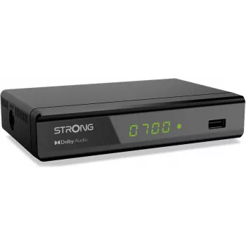 Strong SRT 8119 - zemes TV uztvērējs - Full HD - DVB-T2 - NTSC - PAL - VHF - 720 x 576,1280 x 720,1920 x 1080 - 576i - 576p - 720p - 1080i - 1080p (SRT8119)