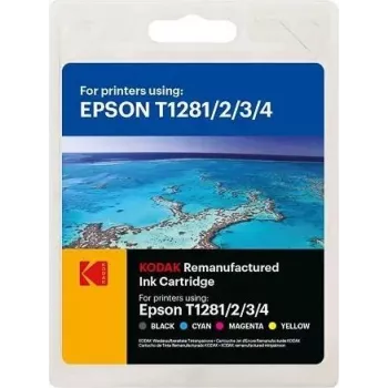 Kodak EPS. SX125 (4) CMYK kārtridžs C13T12854012 190/260/160/260S (185E012821)