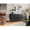 SIENA kumode 200x40x75 matēts melns