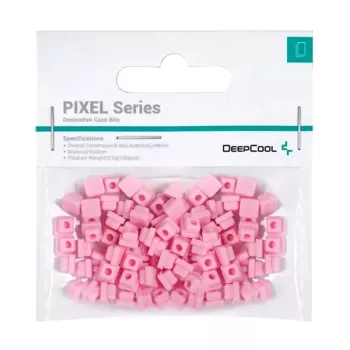 DeepCool PIXEL gumijas gabaliņu komplekts 100 gab., 9.8 g, rozā
