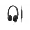 Lenovo 4XD1M45626 vadu austiņas ar mikrofonu, USB Type-C, melnas
