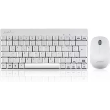 Perixx PERIDUO-712 DE W balts bezvadu tastatūras un peles komplekts