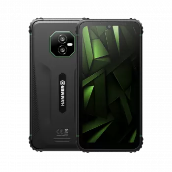 Izturīgais viedtālrunis myPhone Hammer Ranger LTE 6.3 collu 8GB 256GB melni-zaļš