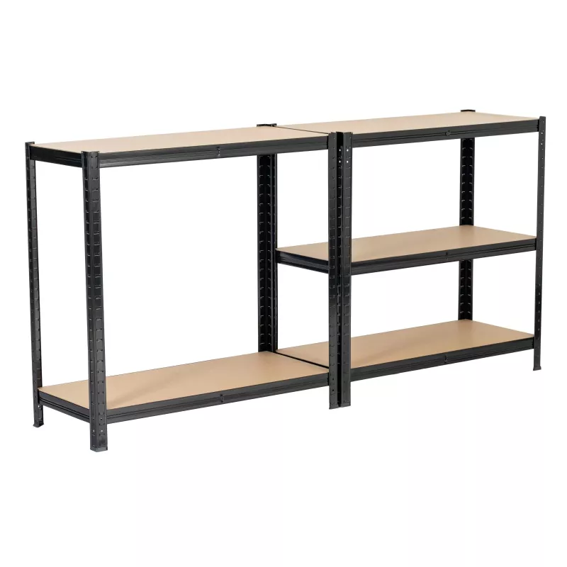 Extralink metāla uzglabāšanas plaukts 180x90x40 melns
