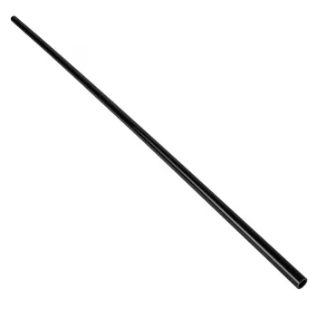 BitsPower Crystal Link Tube 16/14mm — caurule cietā PETG stila, 1000mm, melna