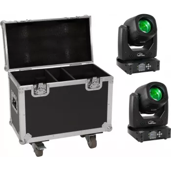 LED gaismu komplekts EUROLITE TMH-B90 2x ar transporta kasti un riteņiem