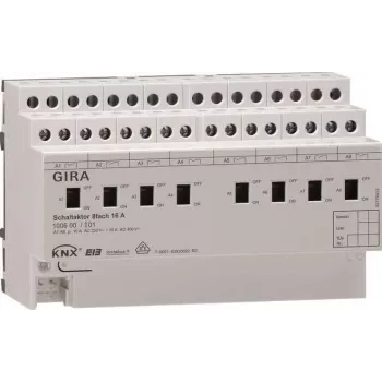 GIRA 8-kanālu slēdža izpildmehānisms 16A REG 100600 (100600)