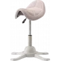 Up Up Toronto ergonomiskais balansēšanas krēsls Balts, Ivory audums, garāks gāzes pacēlājs