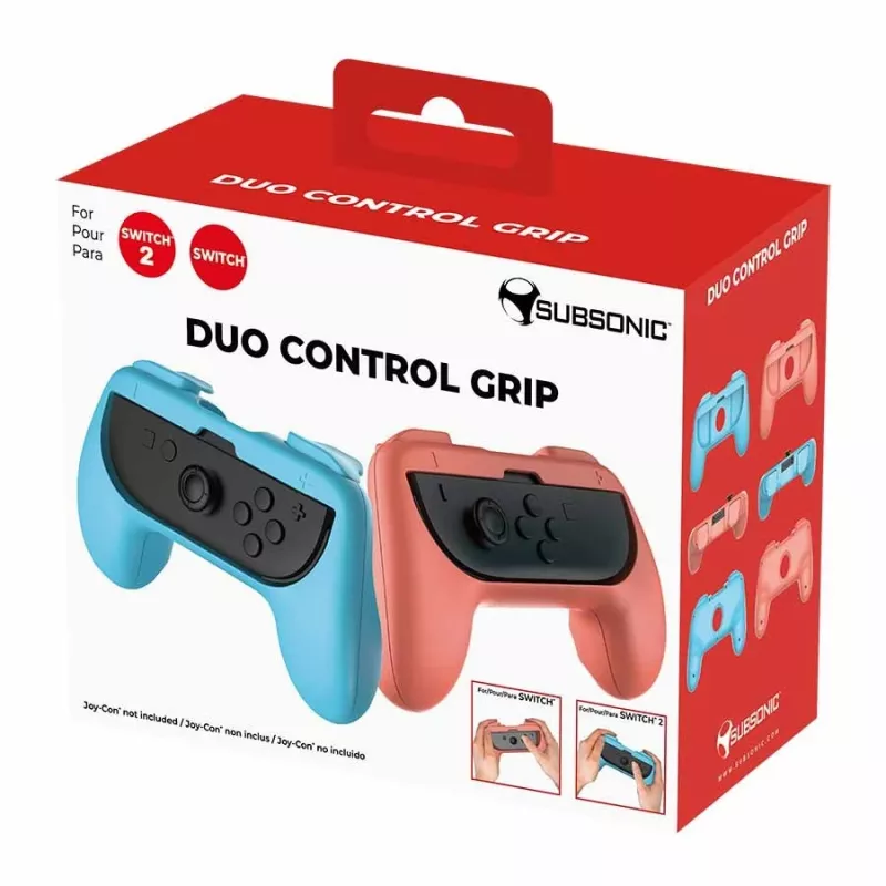 Subsonic sānu rokturi Joy-Con komforta satvērēji Switch & Switch 2 Rozā Tirkīza